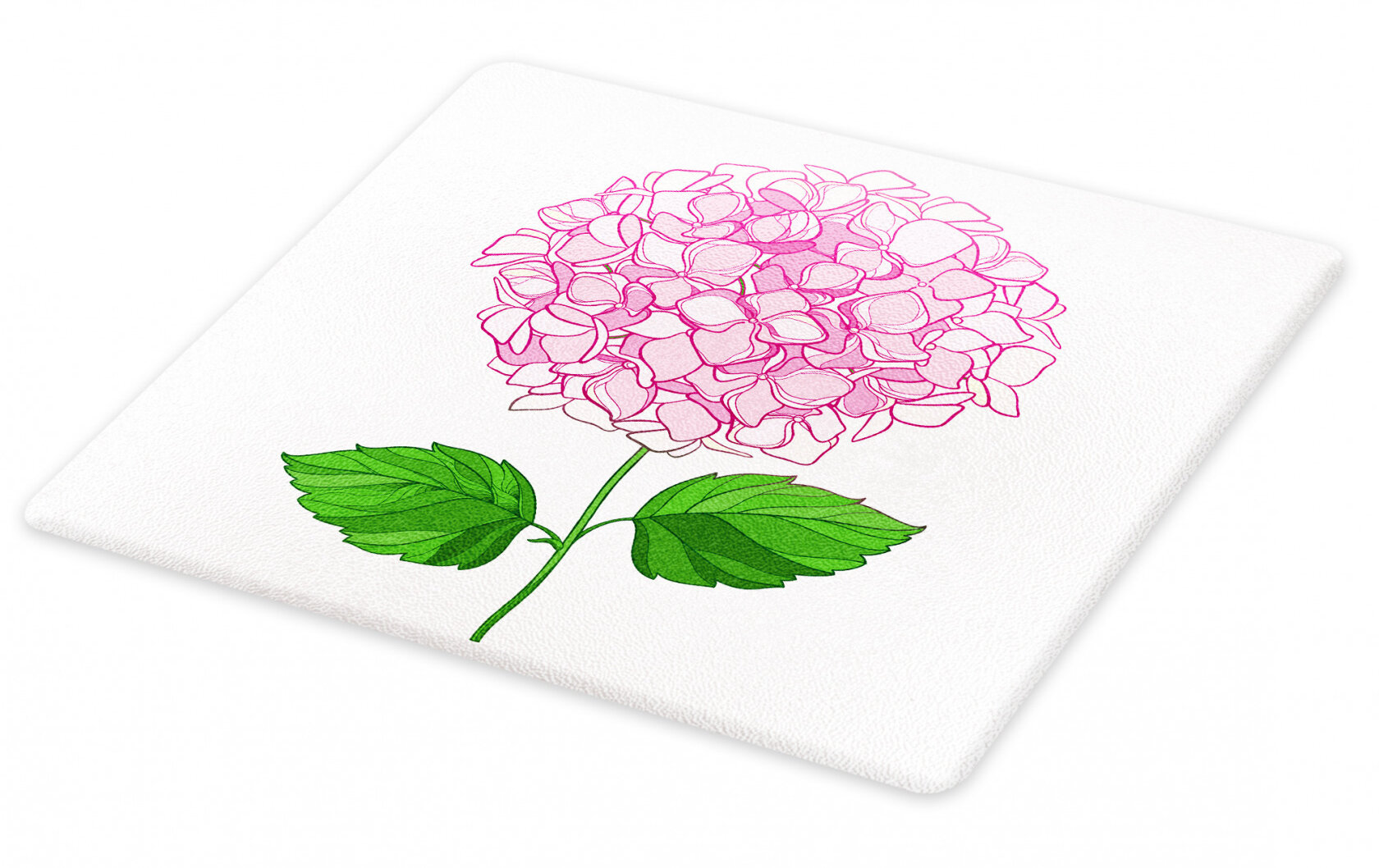 East Urban Home Ambesonne Hydrangea Cutting Board Hand Drawn