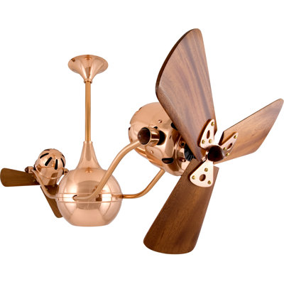 44 Aleah 3 Blade Ceiling Fan 17 Stories Finish Safira