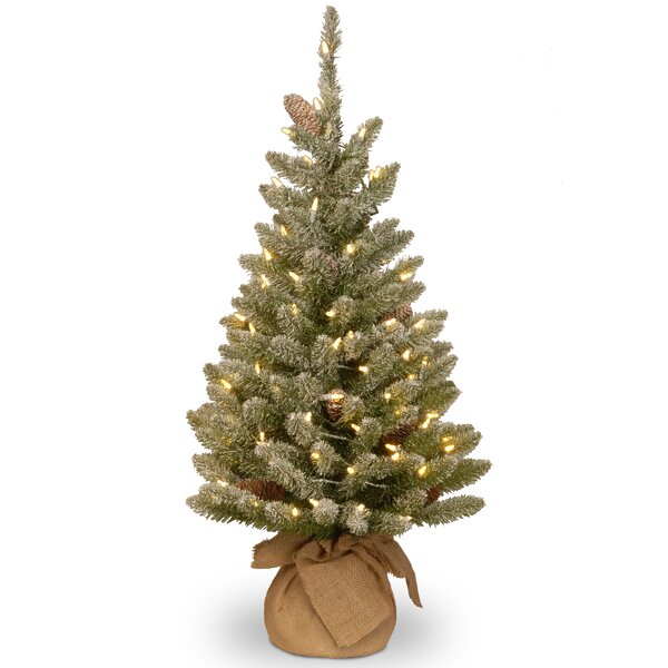 Small Topiary Christmas Tree Christmas Tree Free shipping Pre-Lit Artificial Tree Designer bow 18 Tall, 18
