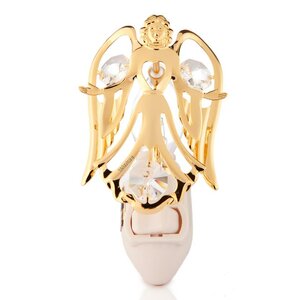 24K Gold Plated Open Arms Angel Night Light