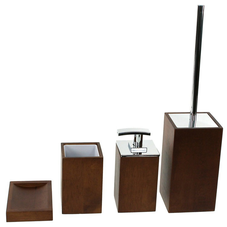 Ivy Bronx Lewellen 4 Piece Bathroom Accessory Set Wayfair