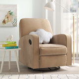 nursery glider with locking mechanism