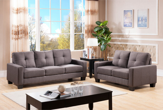 Mayson Configurable 3 Piece Living Room Set