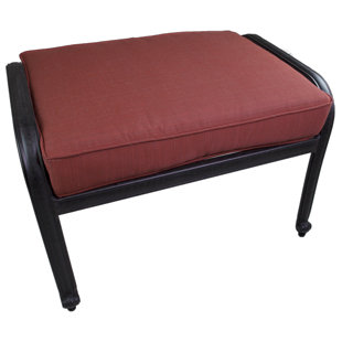 Go to store & view more images Thurston Ottoman with Cushion by Fleur De Lis Living