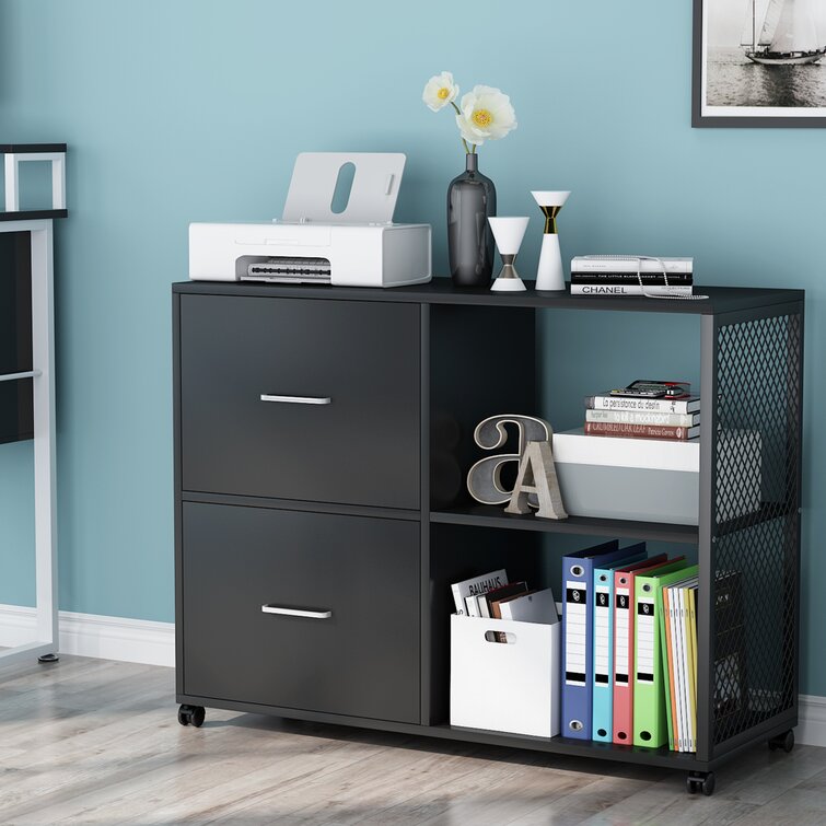 AISUNG Movable Filing Cabinet With Two Drawers & Reviews | Wayfair