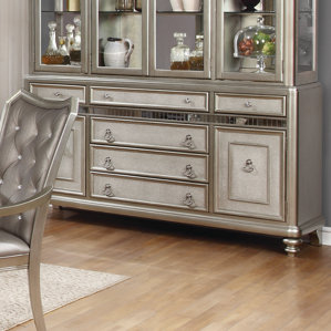 Barrowman Lighted China Cabinet by Astoria Grand