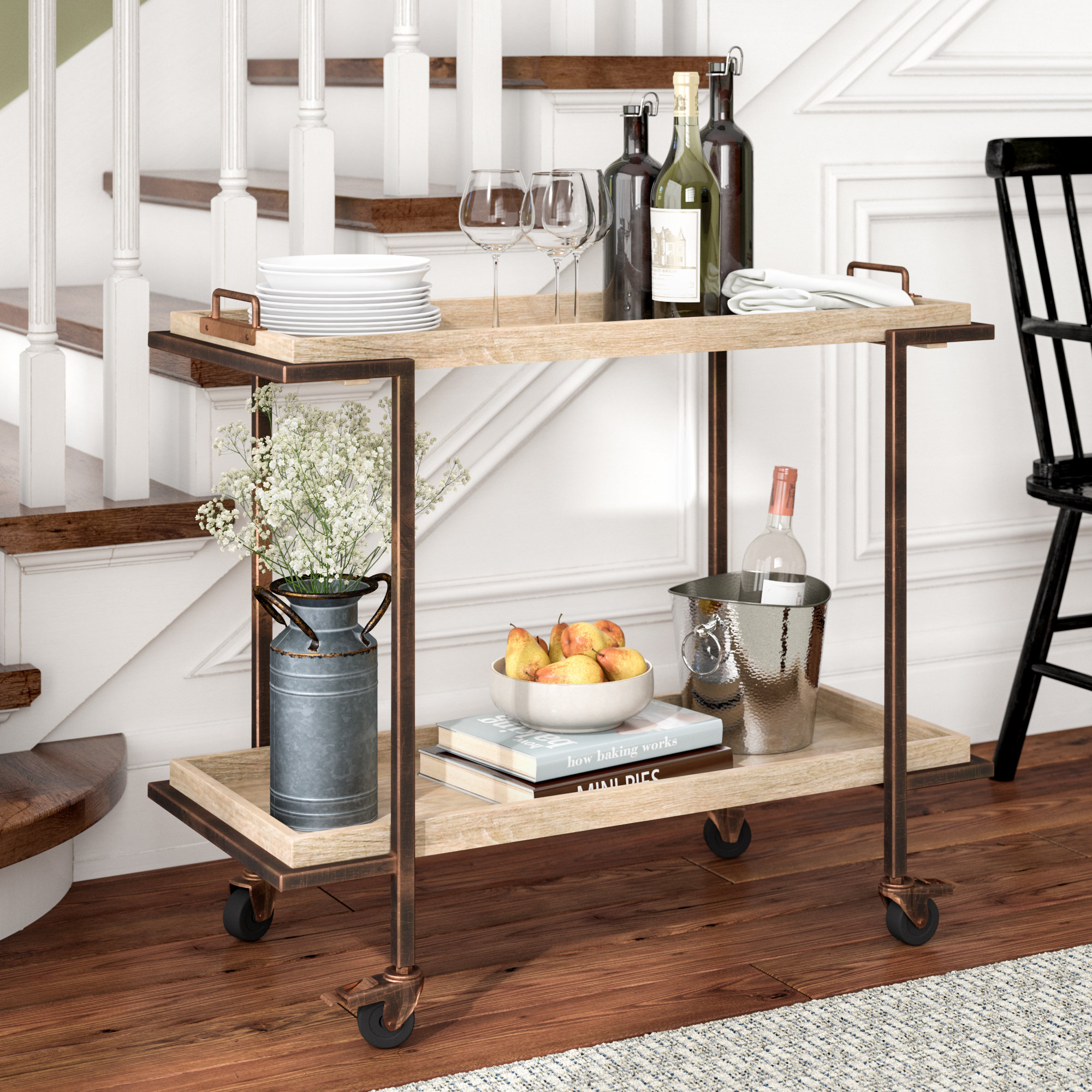 Laurel Foundry Modern Farmhouse Hailee Bar Cart & Reviews Wayfair