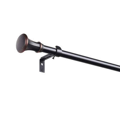 Adjustable 1" Double Curtain Rod