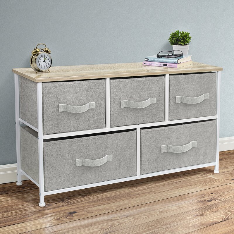 Ebern Designs Bayly 5 Drawer Dresser Reviews Wayfair