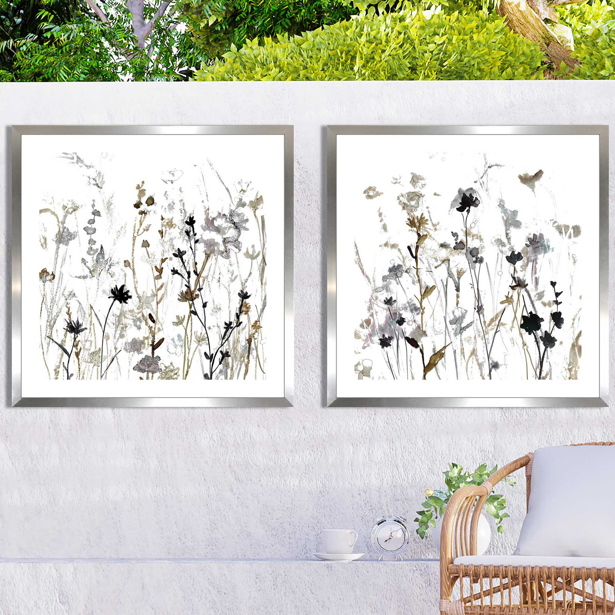 PicturePerfectInternational Wildflower Mist by Carol Robinson 2 Piece