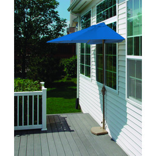 sunbrella half wall umbrella