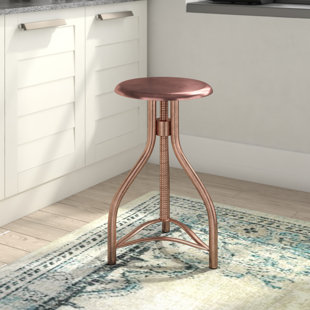 Watsonville Adjustable Height Swivel Bar Stool by
