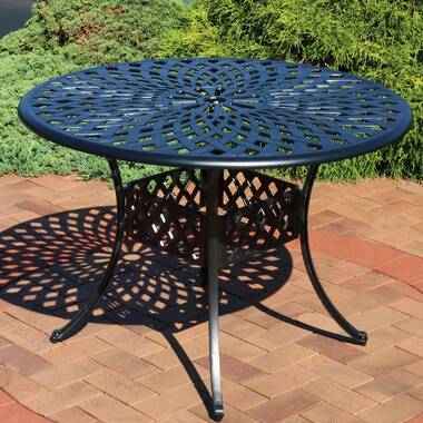 rosemont extendable metal dining table