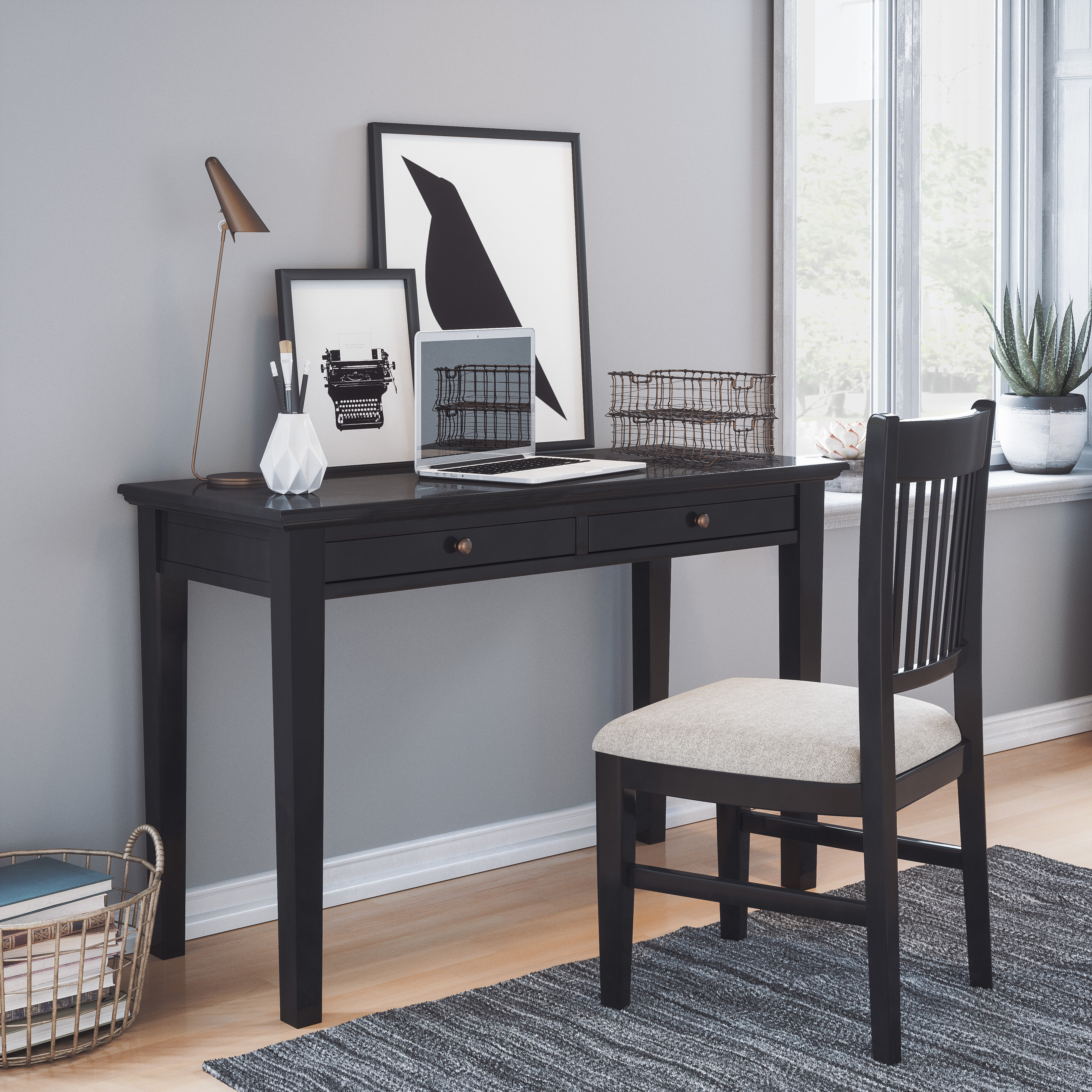 work from home table and chair set