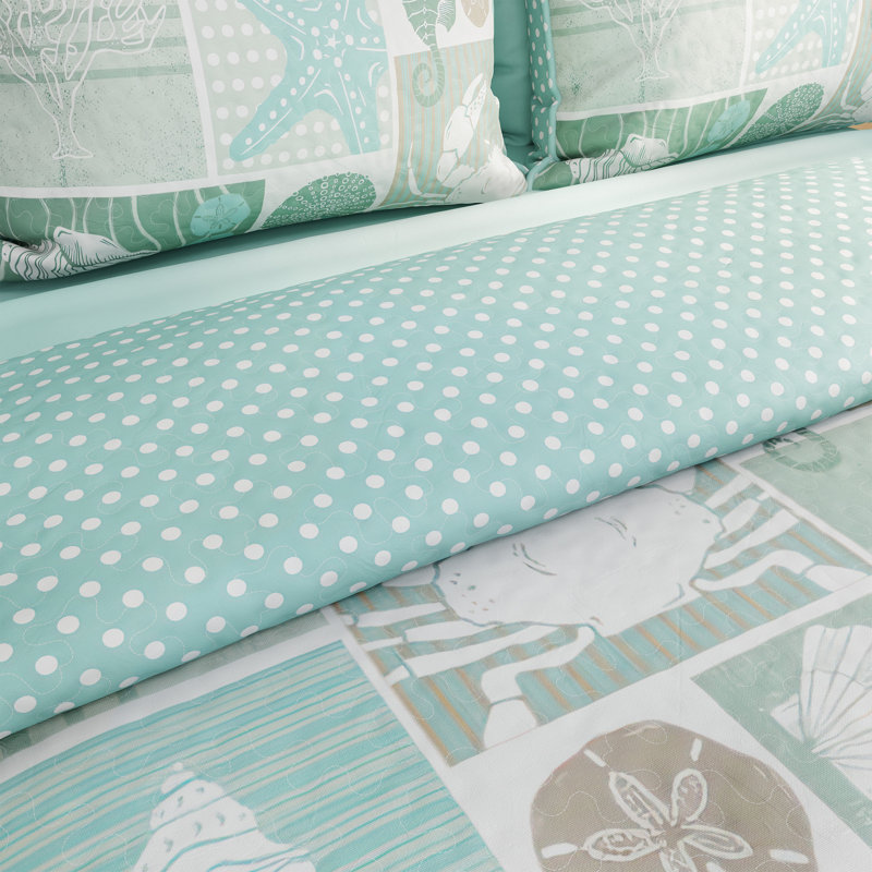 Highland Dunes Cureton Reversible Quilt Set Reviews Wayfair