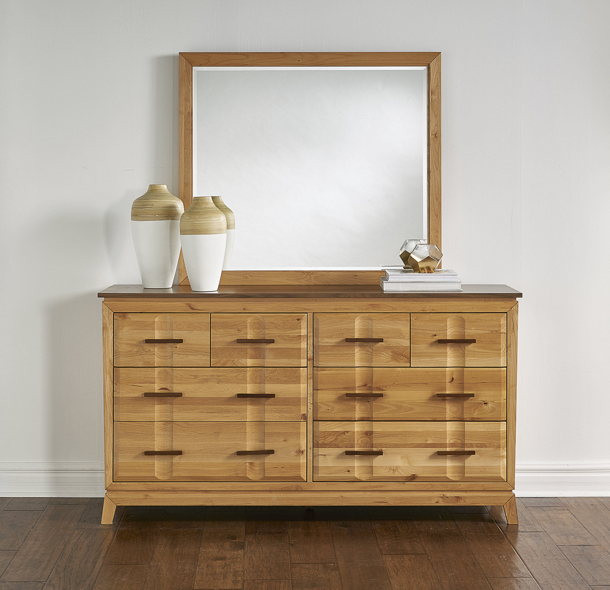 Ebern Designs Kenansville Beveled Dresser Mirror Wayfair