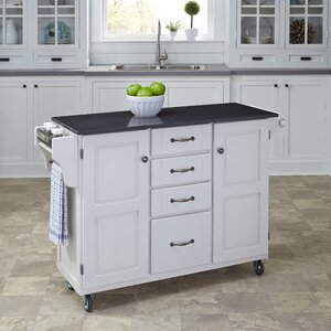 Buy Adelle Kitchen Cart with Quartz Top!