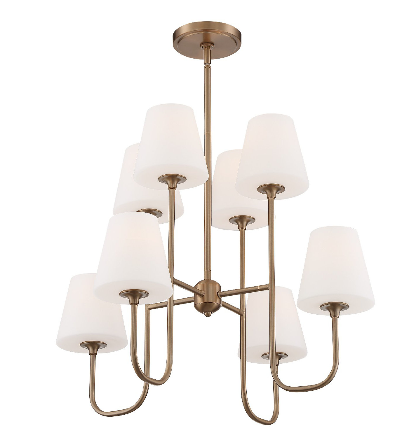 sleek minimalist island chandelier