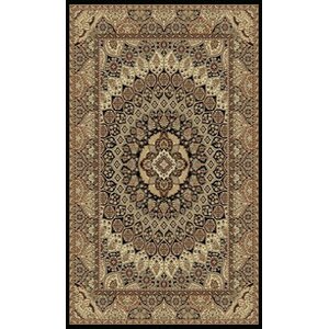 Tabriz Black Area Rug