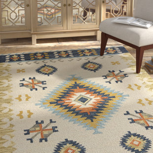 Western Area Rugs You Ll Love Wayfair Crume Hand Tufted Wool Ivory Area Rug