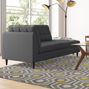 Go to store & view more images Langley Street Warren Upholstered Right Arm Chaise Lounge
