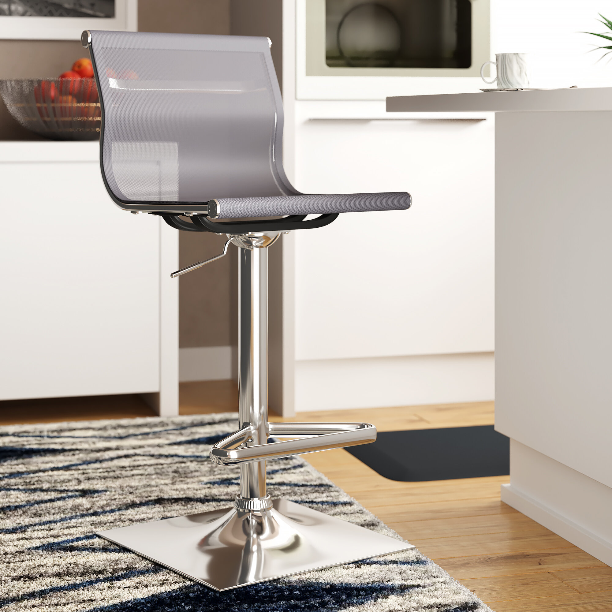 rhett swivel adjustable height stool