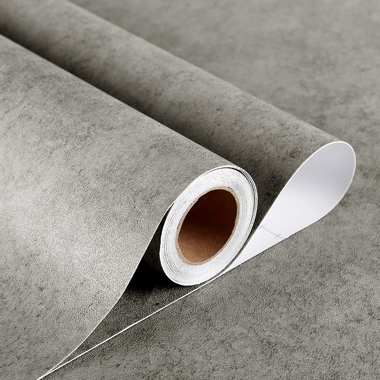 17 Stories 24"X160" Peel And Stick Countertops Thick Grey Contact Paper