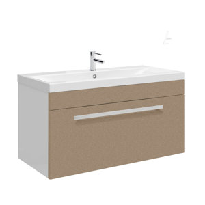 Premier 79 cm Wandmontierter Waschtisch mit Arma..
