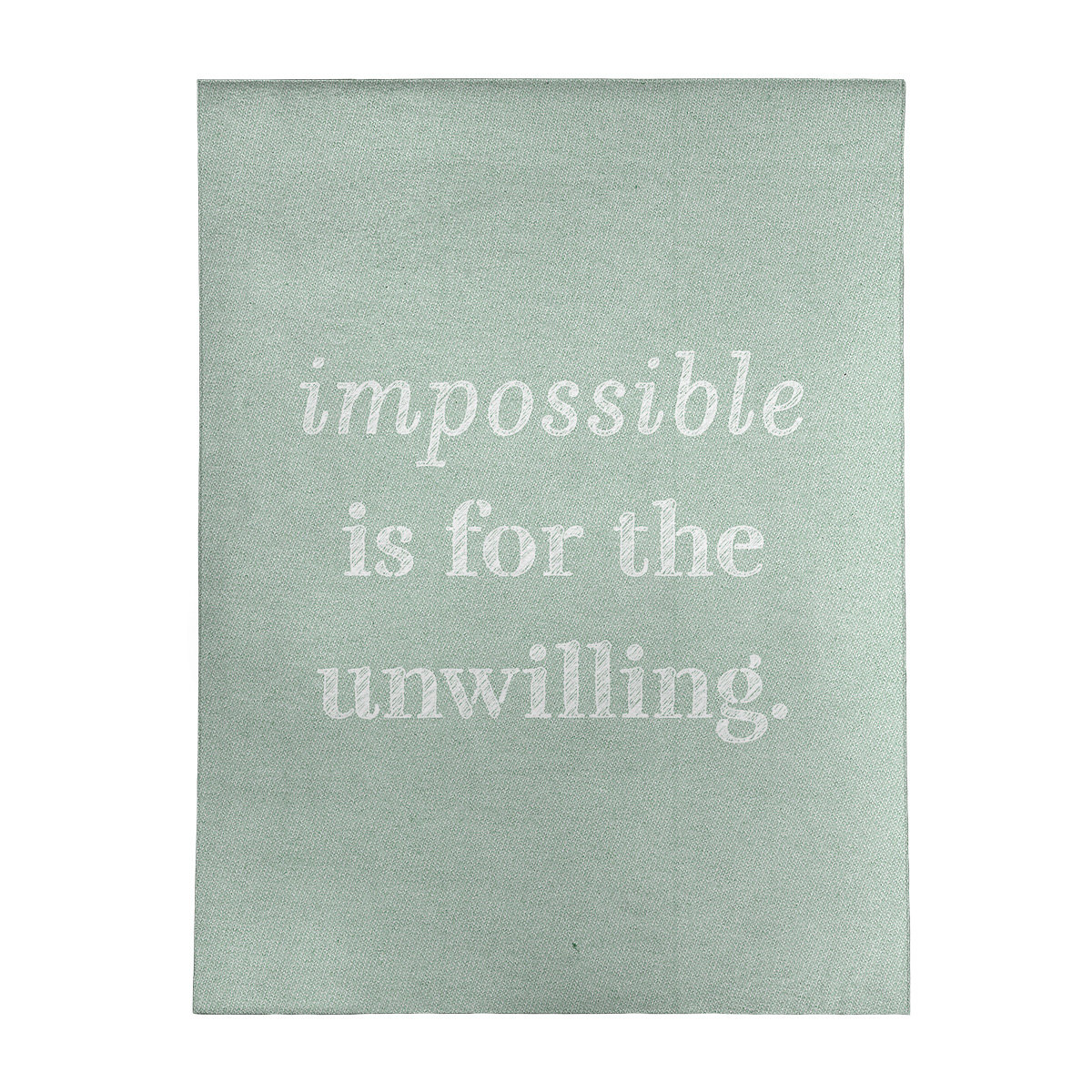 East Urban Home Handwritten Impossible Quote Poly Chenille Rug Wayfair