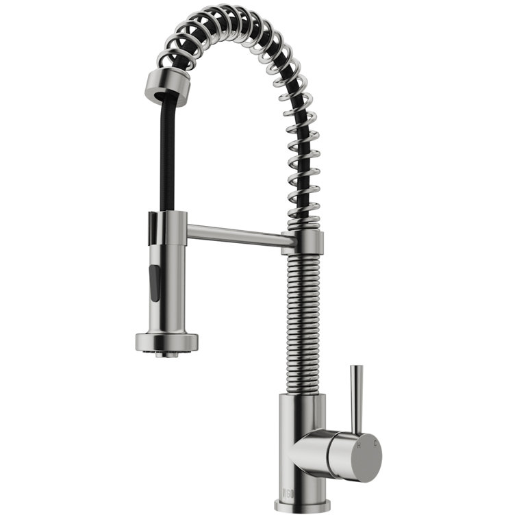 Edison Pull Down Single Handle Kitchen Faucet with Optional Soap Dispenser