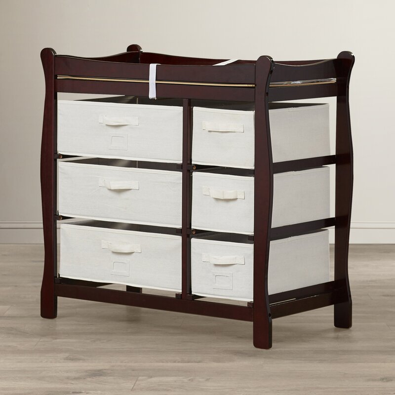 cherry changing table