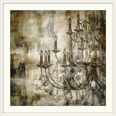 Lumieres Print Great Big Canvas Size 20 H x 20 W x 1 D Format White Framed