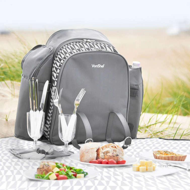 VonShef Geo Picnic Backpack & Reviews Wayfair.co.uk