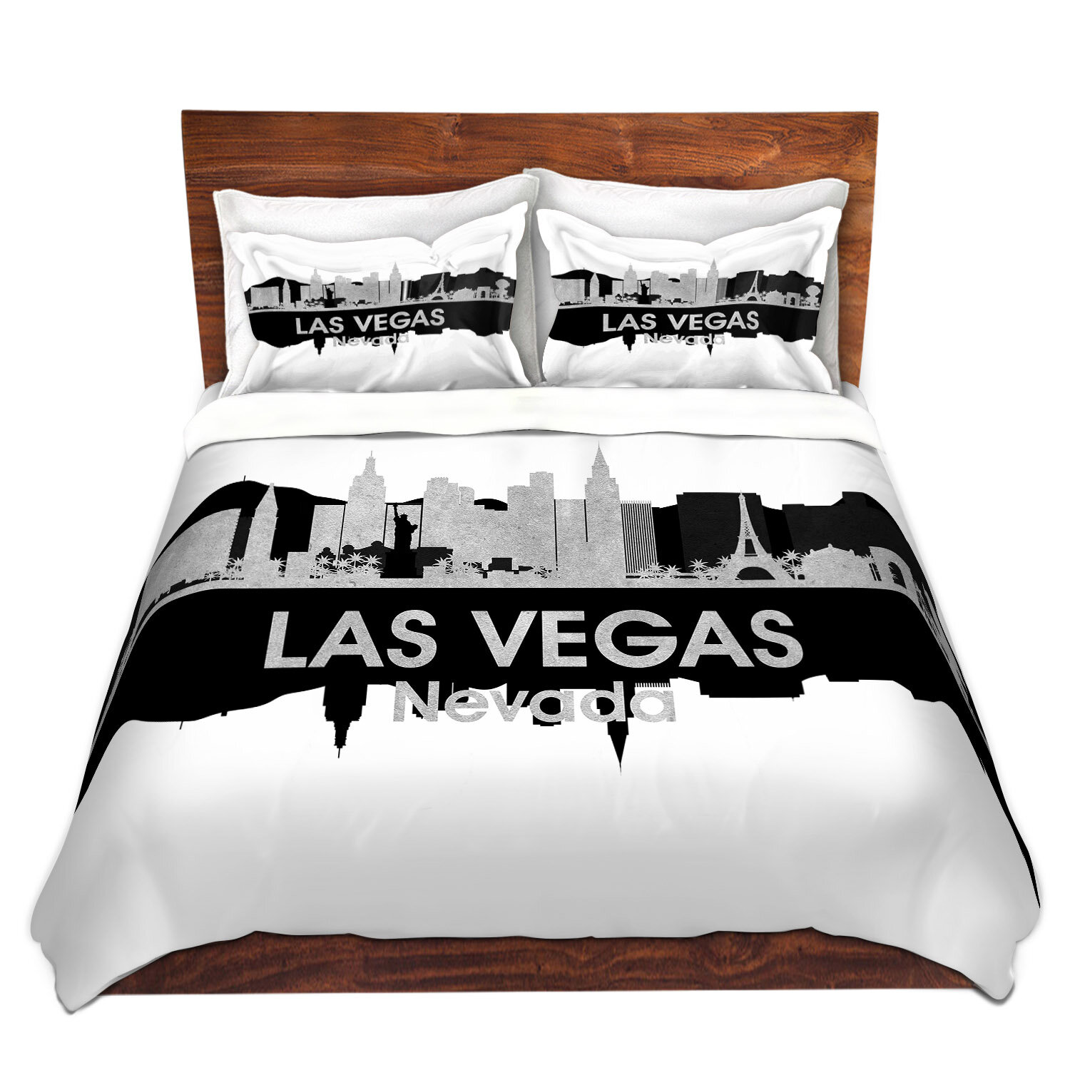 City Iv Las Vegas Nevada Duvet Cover Set