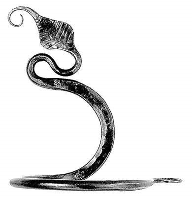 LBDBP Free Standing Leaf Towel Ring
