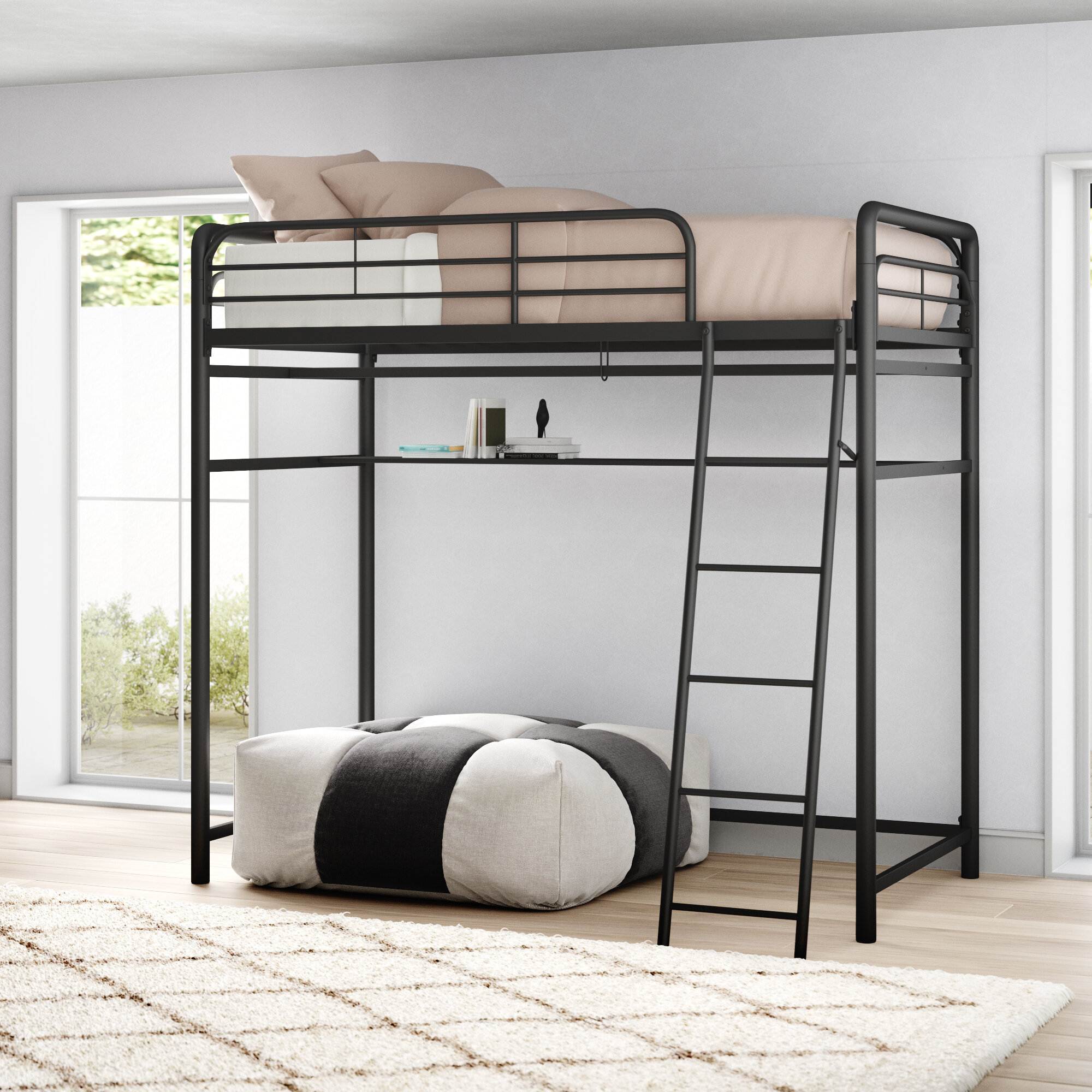 twin loft bed mattress