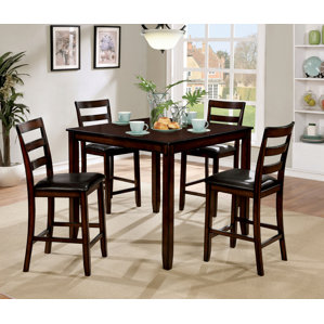 Danielian Transitional 5 Piece Counter Height Dining Set by Red Barrel Studio