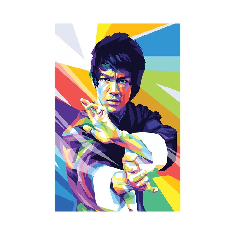 East Urban Home Bruce Lee I By Dayat Banggai Drawing Print Wayfair