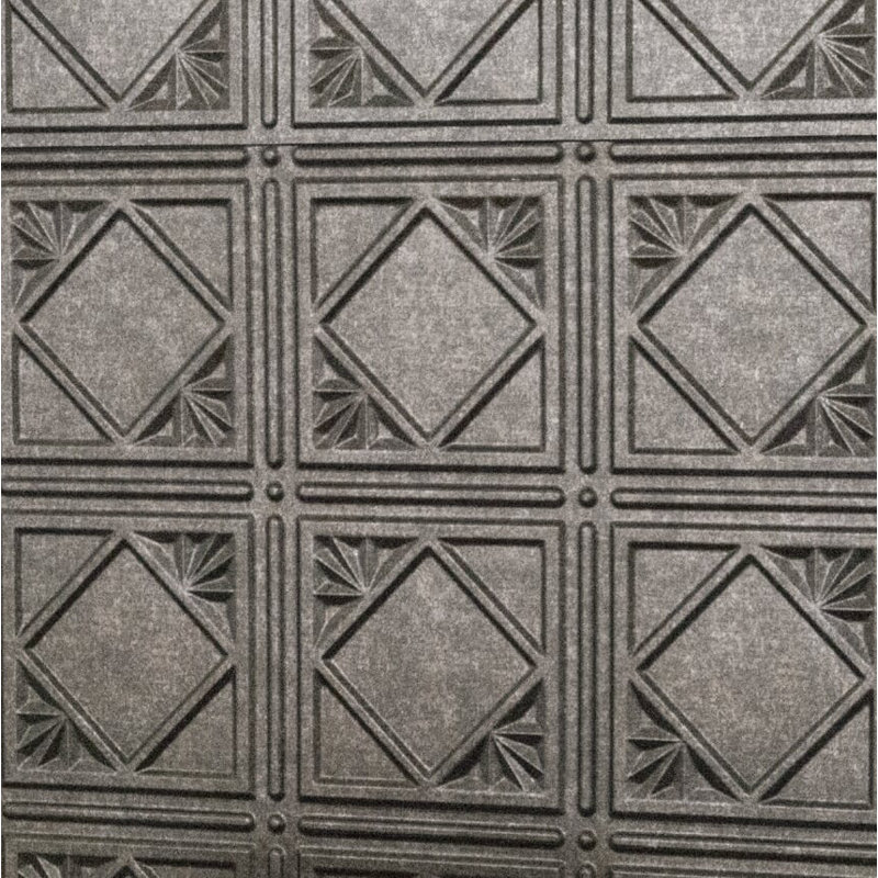 Astoria Grand Lehner 24 L X 18 W Metallic Wallpaper Panel Wayfair