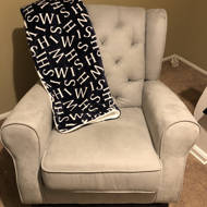 emma tufted nursery rocking chair