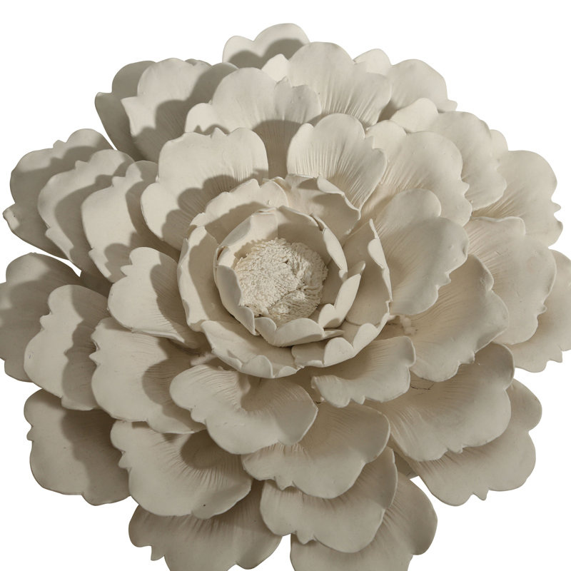 House Of Hampton 3 Porcelain Flower Wall Decor Reviews Wayfair
