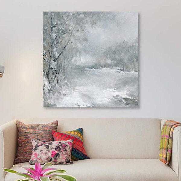 East Urban Home Winter Wonderland Print On Canvas | Wayfair