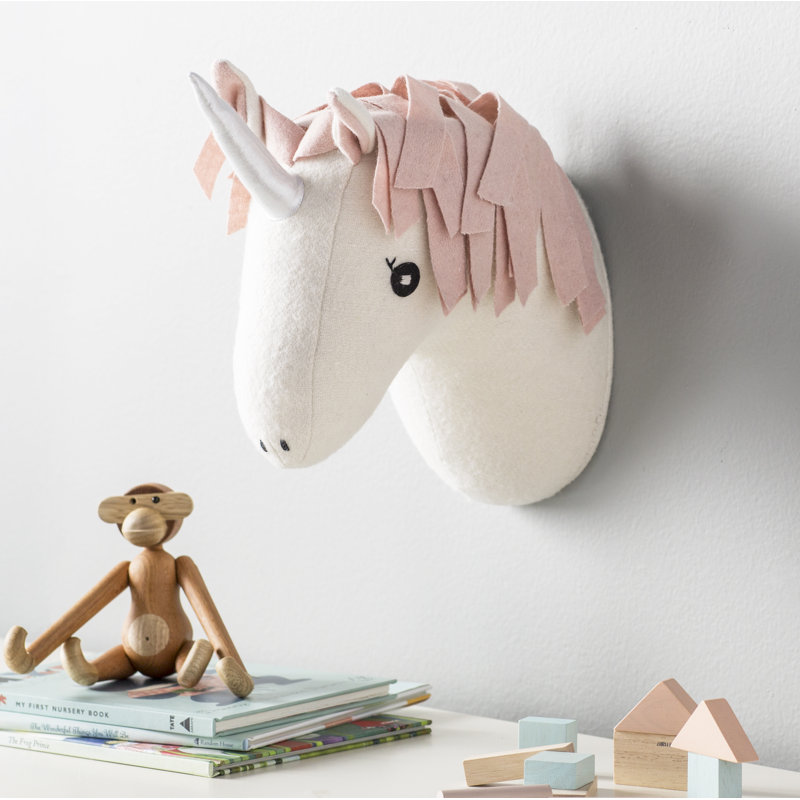 Mack Milo The Unicorn 3d Animal Head Wall Decor Reviews Wayfair