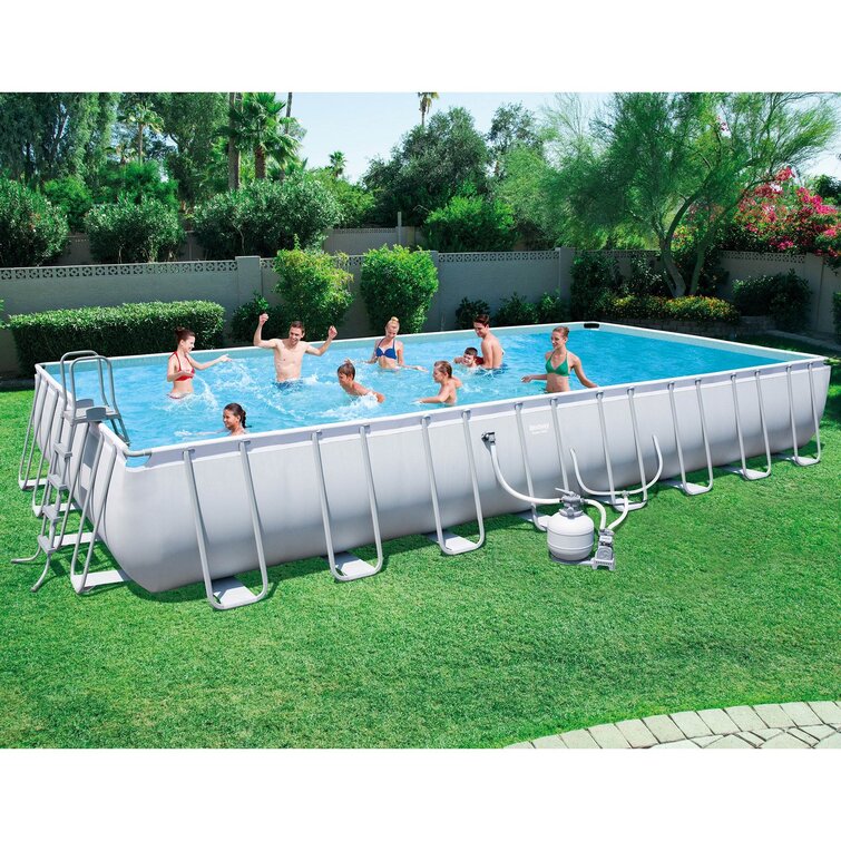 Bestway 10ft Bestway Rectangular Family Pool Cover Summer Garden Family Pool 