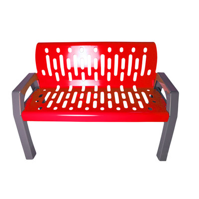 Stream Steel Park Bench Frost