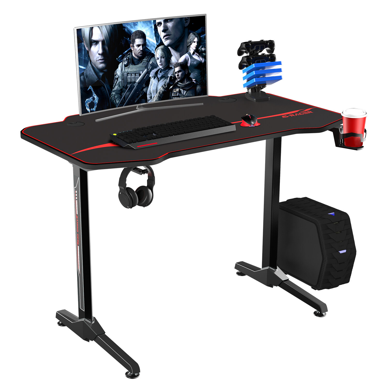 Inbox Zero Ergonomic Pc Gaming Desk Reviews Wayfair