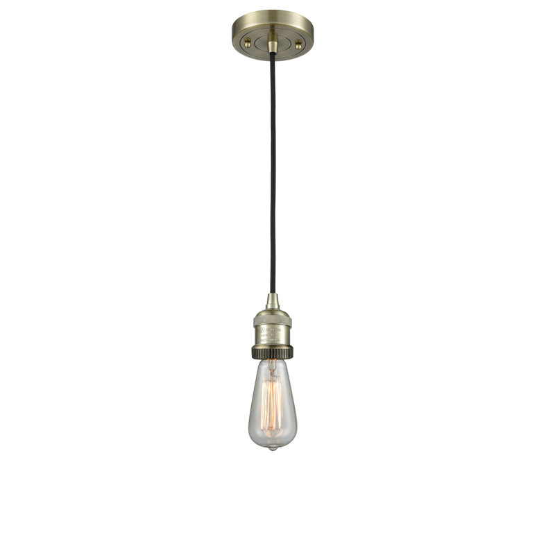 Mignone 1 Light Single Bulb Pendant Reviews Allmodern