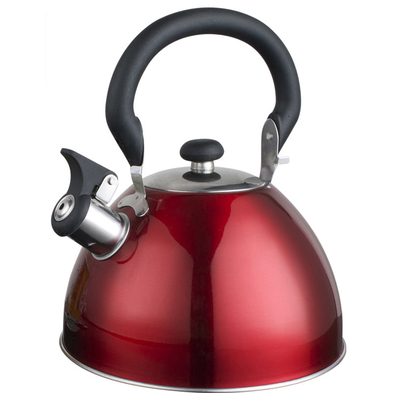 Alpine Cuisine 2.6 qt. Stainless Steel Whistling Stovetop ...