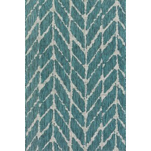 Isle Teal Indoor/Outdoor Area Rug