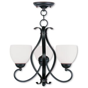 Whittaker Convertible 3-Light Shaded Chandelier